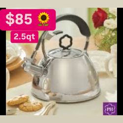 Especial Solo $85.00 Tetera De 2.5 Acero Inoxidable Princess House 