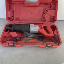 Milwaukee 12 Amp 1 1/8” Stroke SAWZALL Reciprocating Saw with Case