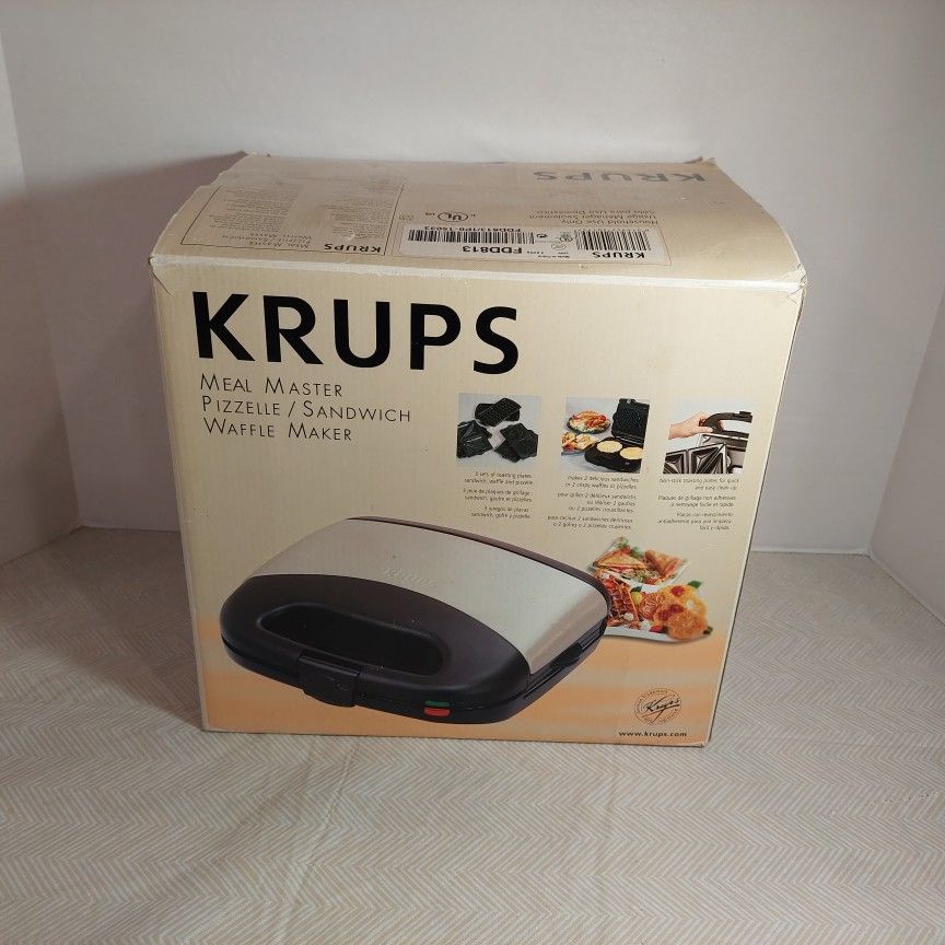 Sandwich, Waffle, Pizzele Maker - Krups