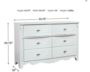 White dresser