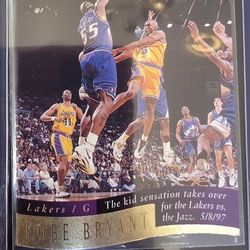 1998 Upper Deck Kobe Bryant Memorable Moments Die Cut NBA Basketball Card