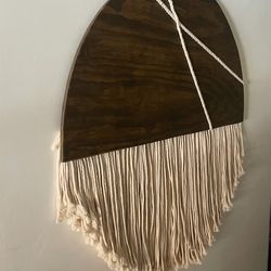 Circular Fiber Art Collection Wall Home Decor