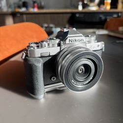 Nikon Z fc with lens and accessories