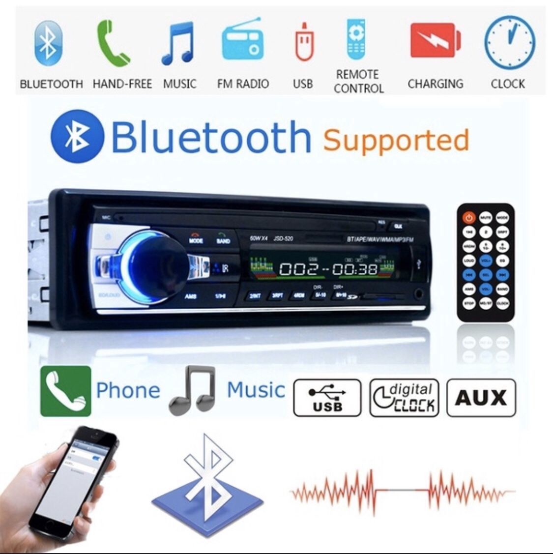 Brand new CD player for car