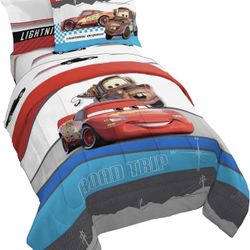 Jay Franco Disney Pixar Cars Racing Machine 5 Piece Twin Bed Set 