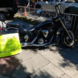 Yamaha 1300 V star motorcycle.