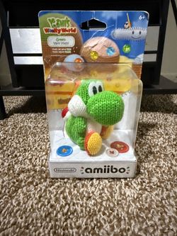 Nintendo Amiibo Green Yarn Yoshi Woolly World