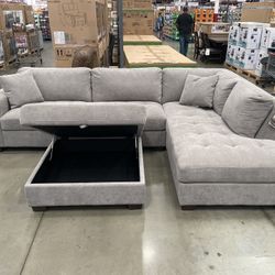 New Large Grey Sectional Couch
