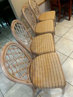 Vintage Wicker Rattan Chairs