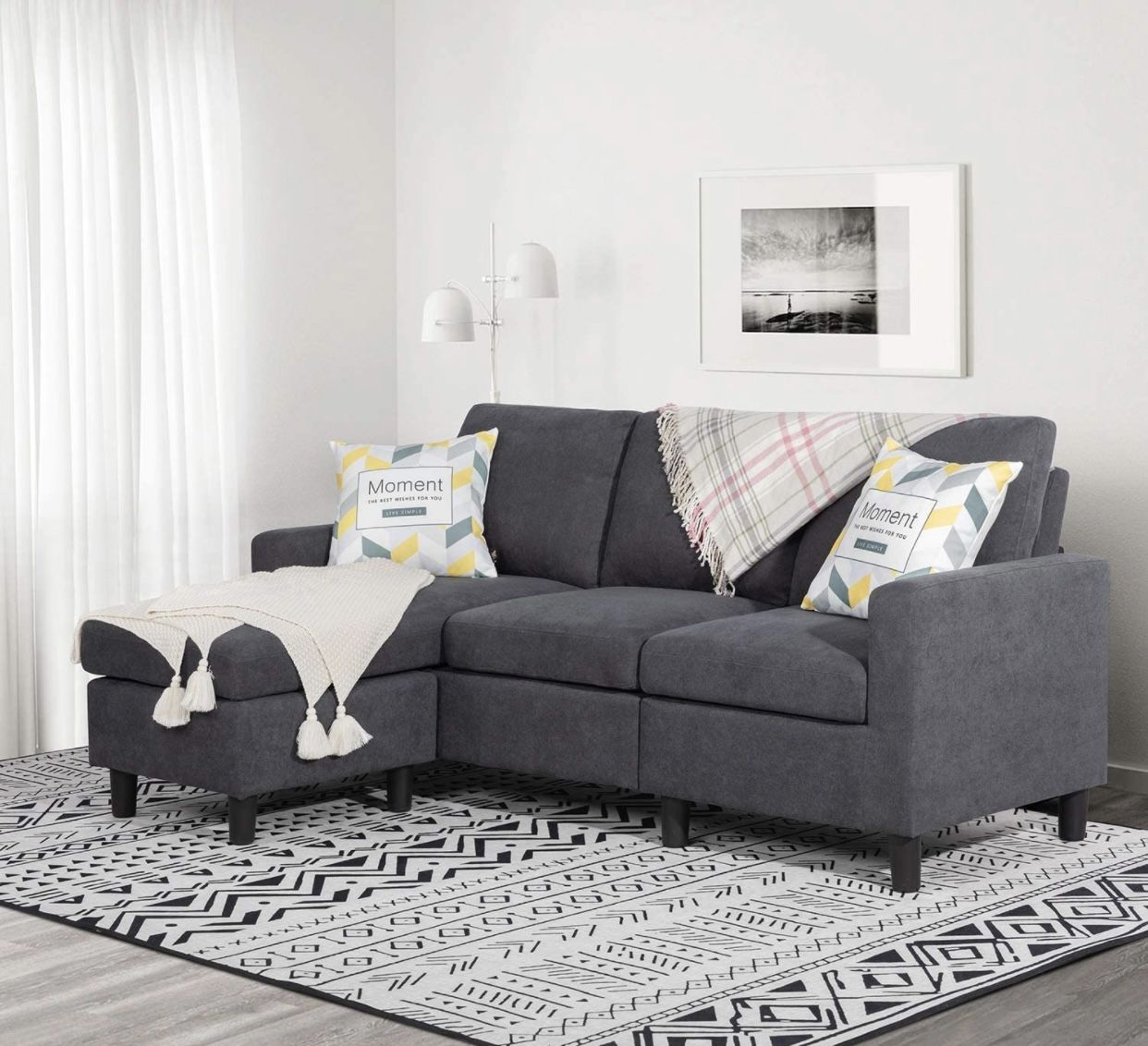 SALE! NEW DARK GREY SECTIONAL SOFA