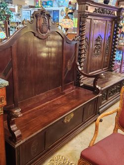 Antique Spanish Hall Bench