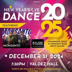 New Years Tickets December 31st For Monsanto +-Fresno Convention Center 