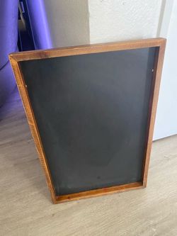 Hanging Wooden chalkboard