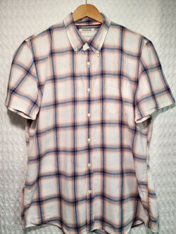 Good Threads Slim XL Men's Button Down Shirt Short Sleeve