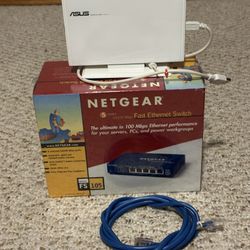 NETGEAR Ethernet Switch /DVD Writer