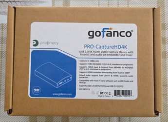 Gofanco Prophecy 4k Video Capture Card