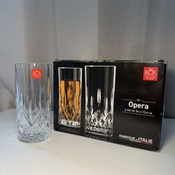 RCR Opera Italian Crystal Glasses – Set of 6