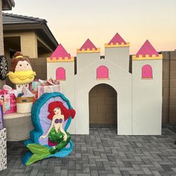 Princess castle backdrop 