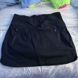 Black Tennis Skirt 