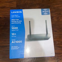 Linksys Dual Band AC1000 WiFi Router 