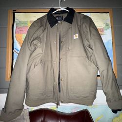 Carhartt Full Swing® Relaxed Fit Washed Duck Insulated Traditional Coat