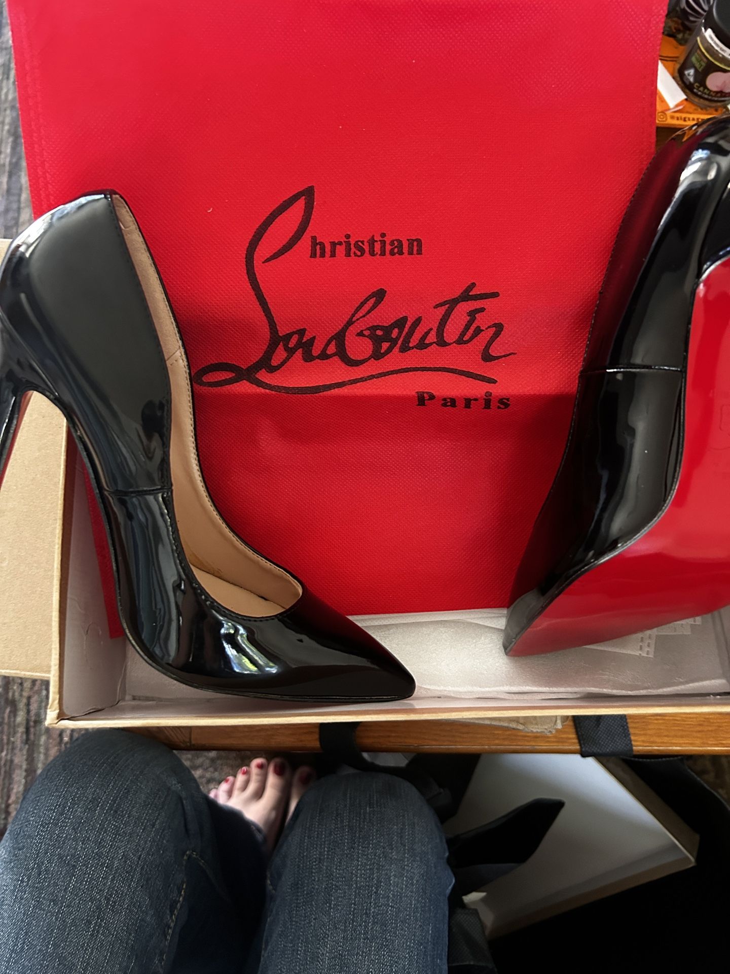 Red Bottom Christian Louboutin Kate 100 Heels