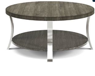 Round Two-Tier Coffee Table