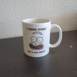 Rick And Morty Glass Cup