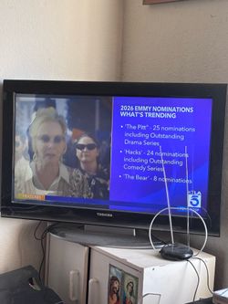 Two televisions
