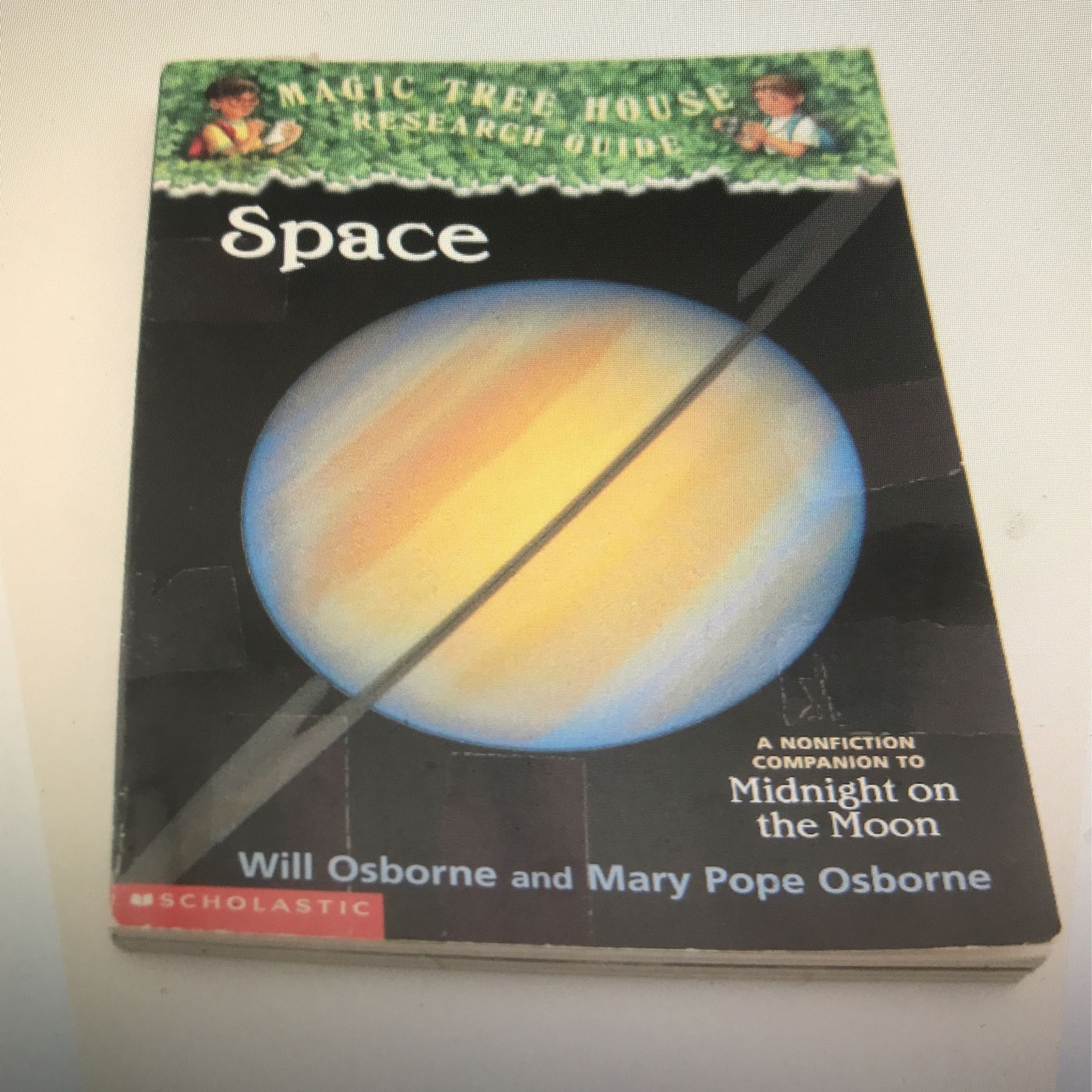 Magic Tree House Space Research Companion Guide Book by Will & Mary Pope Osborne