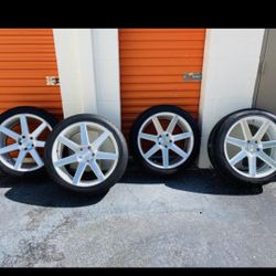 Nietzsche  wheels 22 inch Porsche Cayenne wheels rims 22” WITH  tires ST II 285/40 R 22 set of 4 j10x22 Five lugs