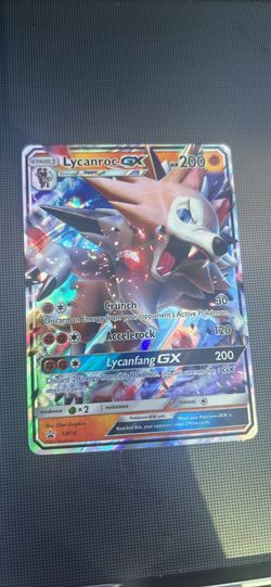 Pokemon Lycanroc GX SM14 Card