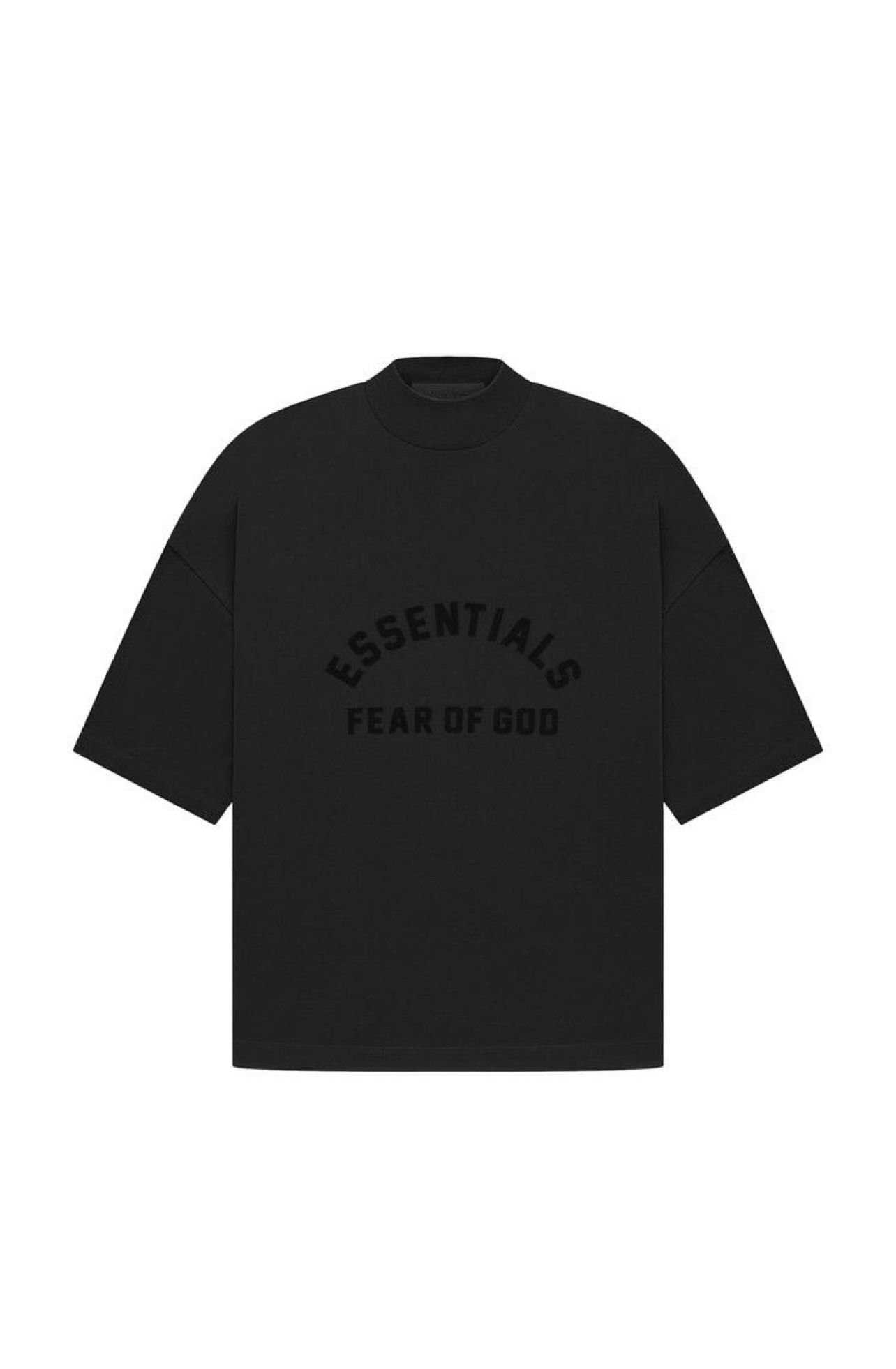 Fear Of God Essentials Jet Black Arc Logo Tee