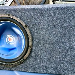 12 Inch Kenwood Subwoofer With Truck Style Box 