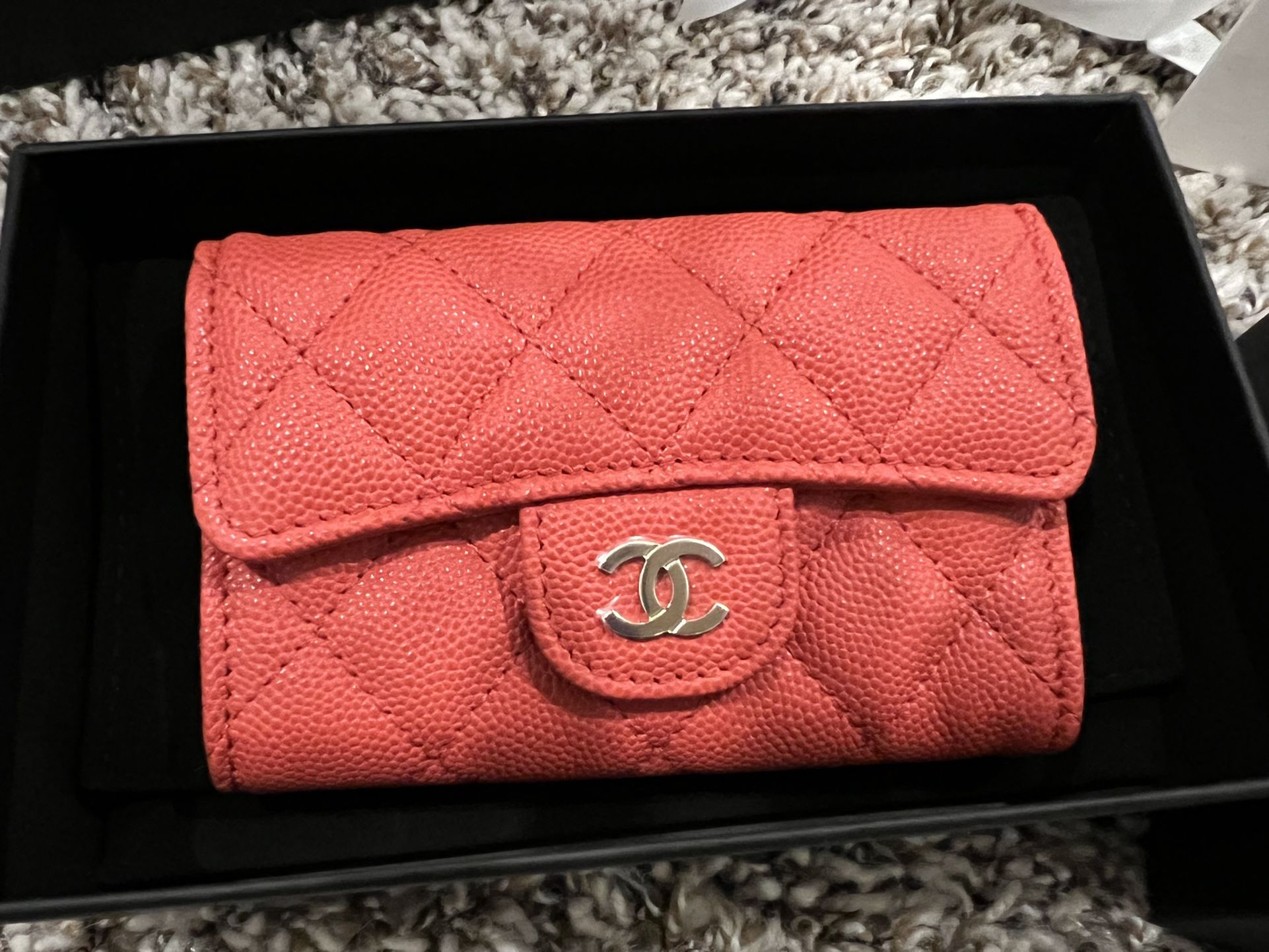 BRAND NEW CHANEL CARD HOLDER WITH RECIEPT AND ALL PACKAGING