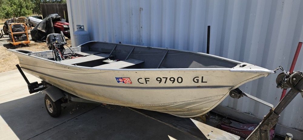 14' Valco Aluminum Boat 
