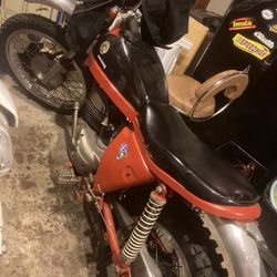 1969 Bultaco   2004 Honda 450. 125 Honda 2017 