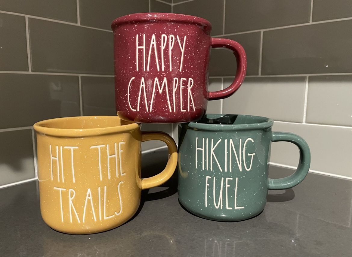 New Rae Dunn Camping Mugs!