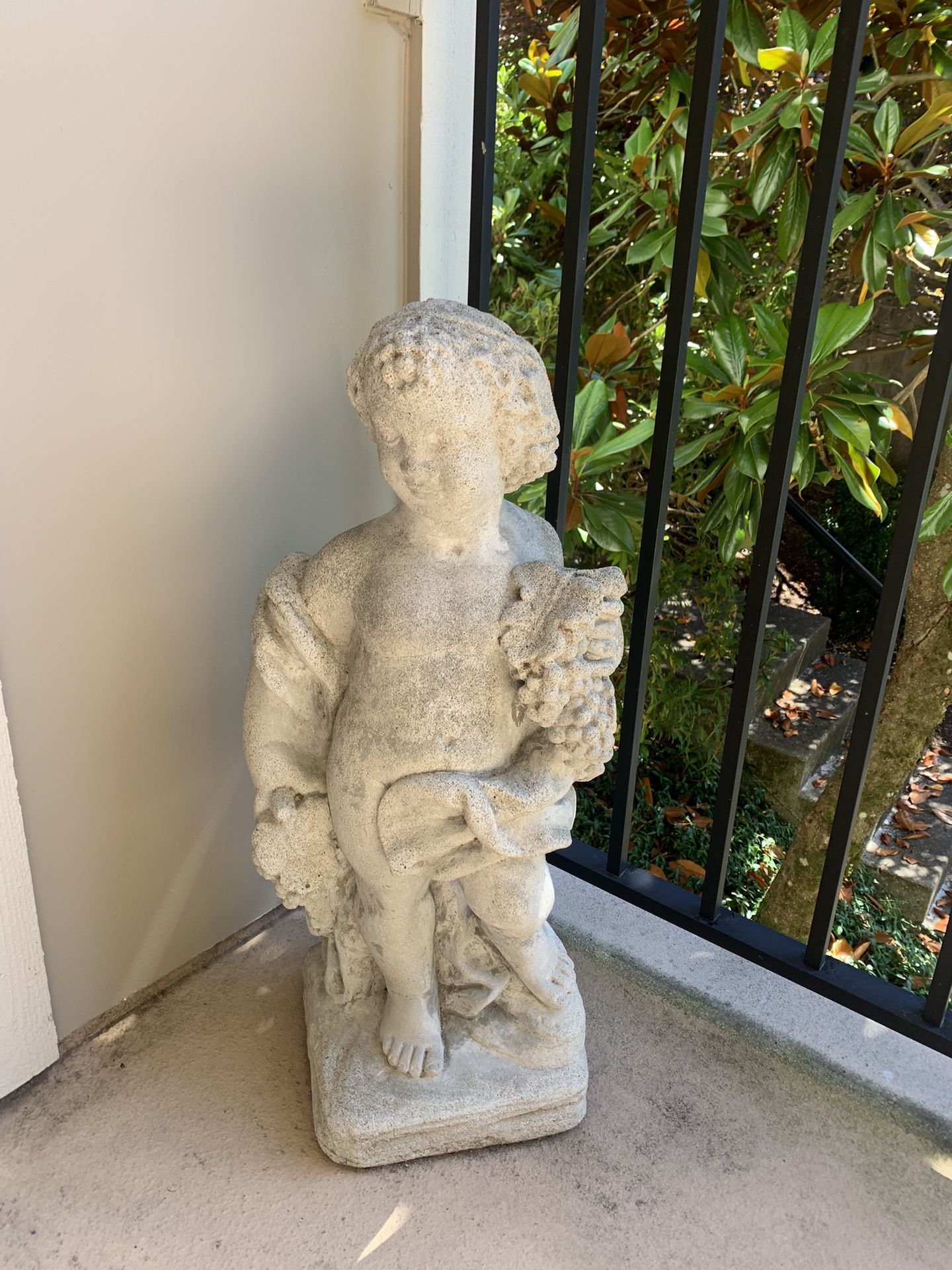 Vintage Concrete Cherubs