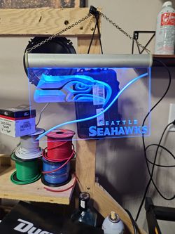 Neon Seahawks Sign