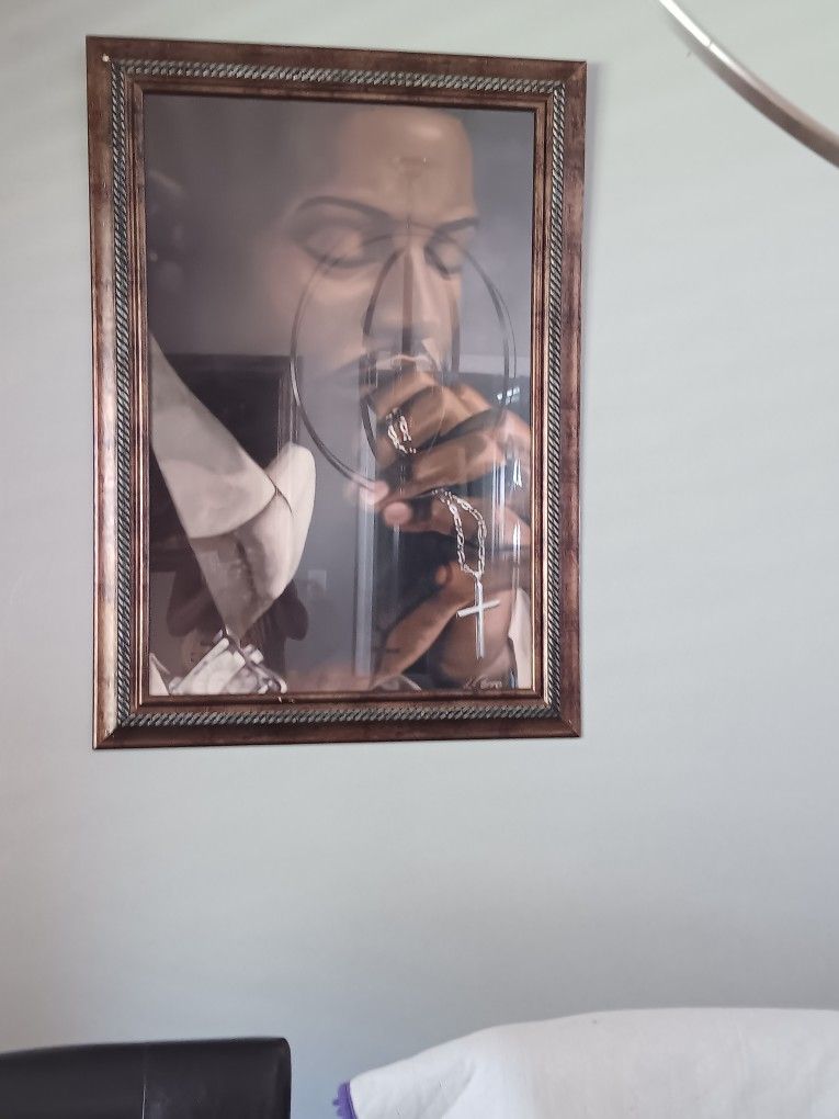 2 Large Beautiful Hand Praying Pictures