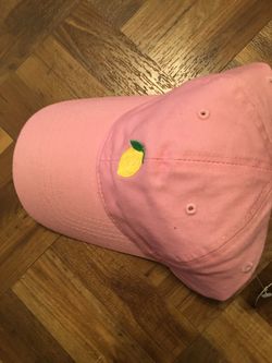 Pink lemonade dad hat