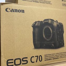 New Canon Eos C70 Cinema Line Camera 