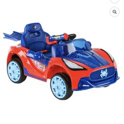 6V Spider-Man Super Car, Battery Powered Ride-on with Lights and Sounds, by Dynacraft