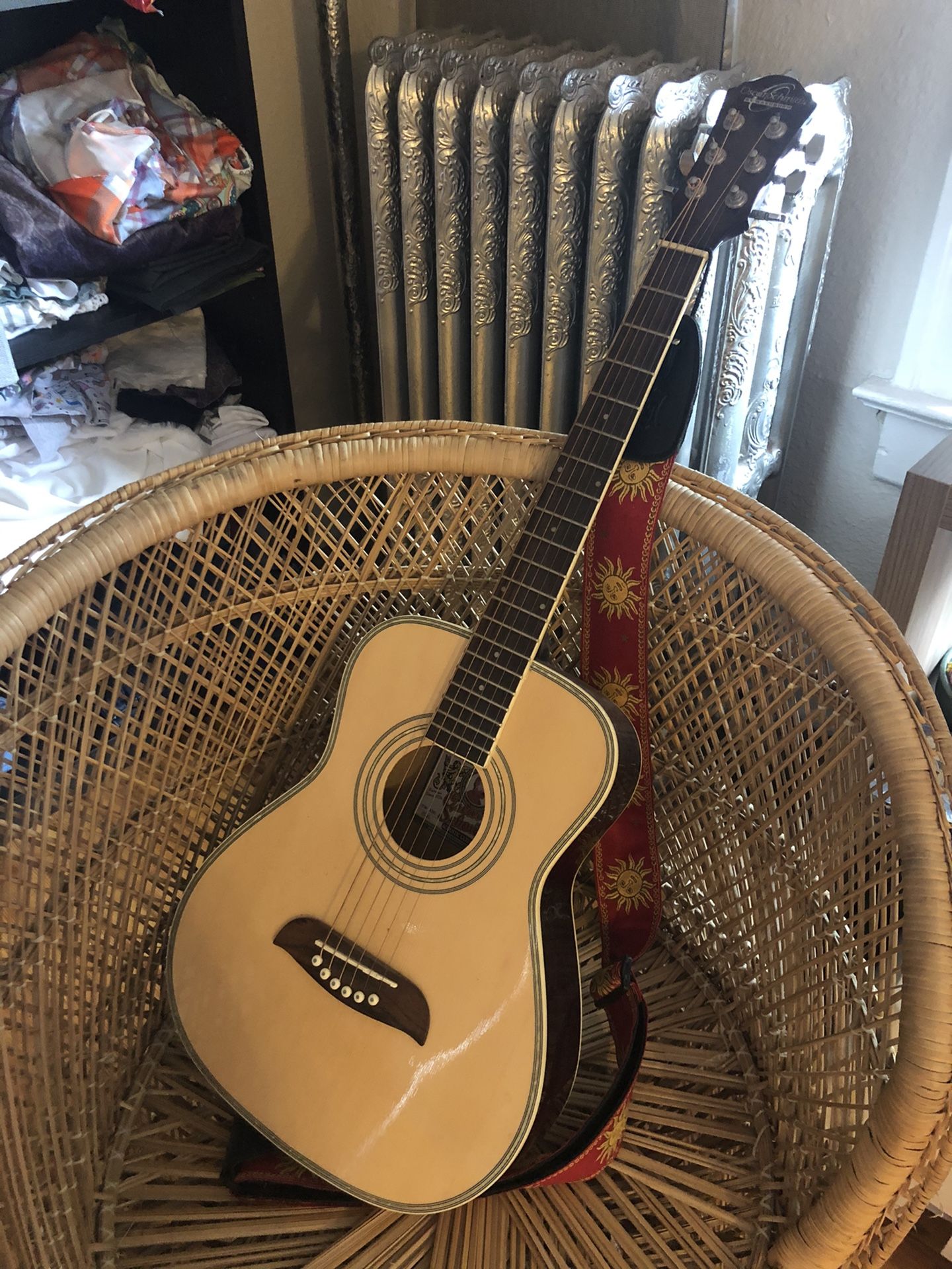 3/4 Scale Guitar and strap