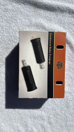 Harley Davidson, cushioned rider foot pegs (multi fit)
