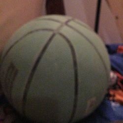 A  old  basketball