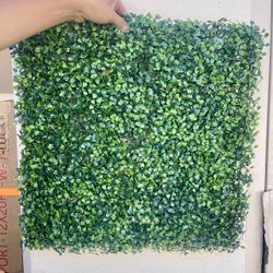 12 Pieces 20"x 20" Artificial Boxwood Panels Topiary Hedge Plant