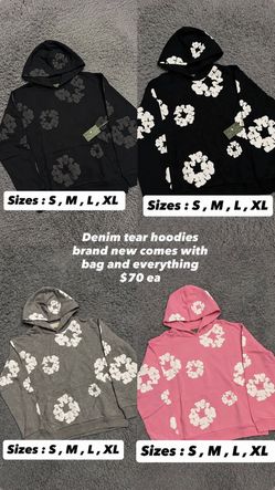 Denim tear hoodie