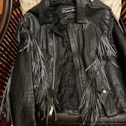 Woman’s Leather Biker Jacket